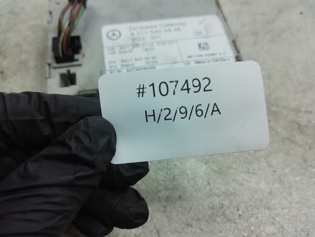 MERCEDES W211 GATEWAY MODULE A2115405645 Product image