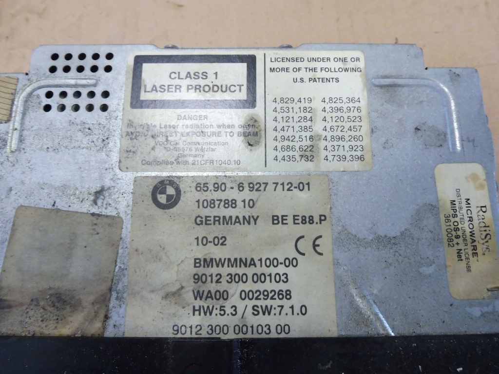 Bmw E65 navi CD πλοήγησης ανάγνωσης 6927712 Product image