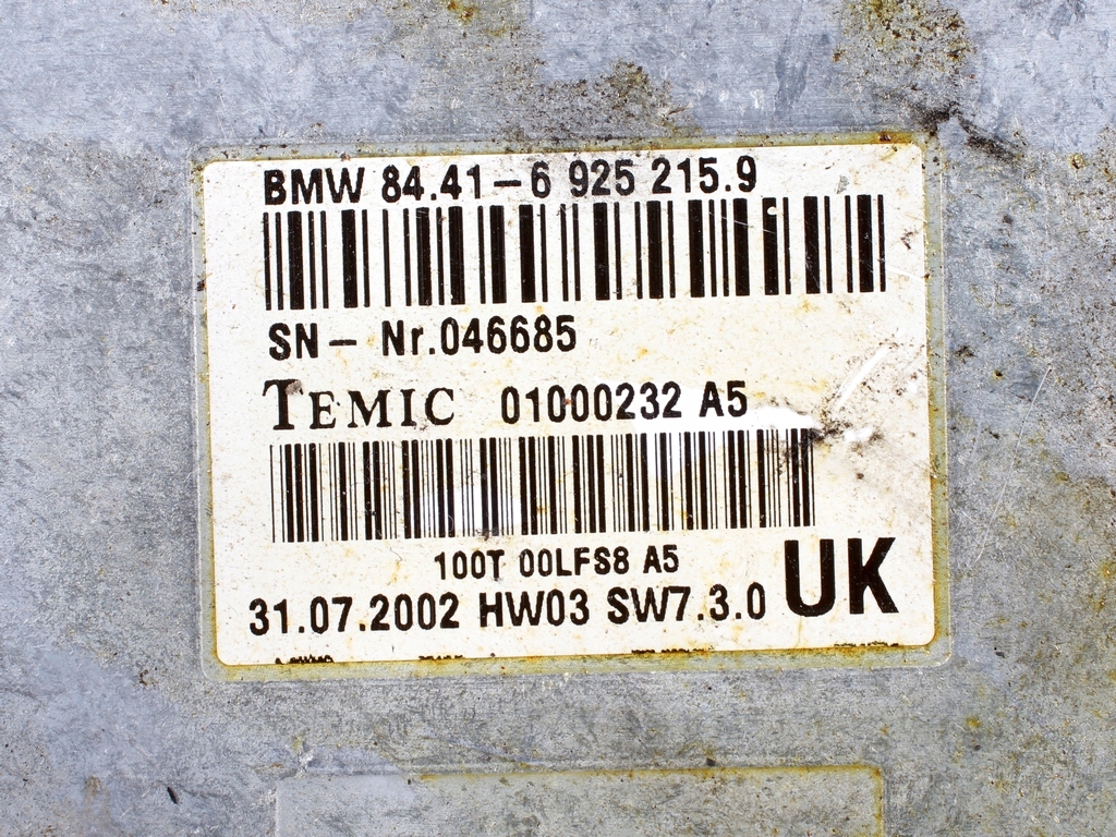 ΜΟΝΑΔΑ ΦΩΝΗΤΙΚΟΥ ΕΛΕΓΧΟΥ ΓΙΑ BMW E65 E66 Product image