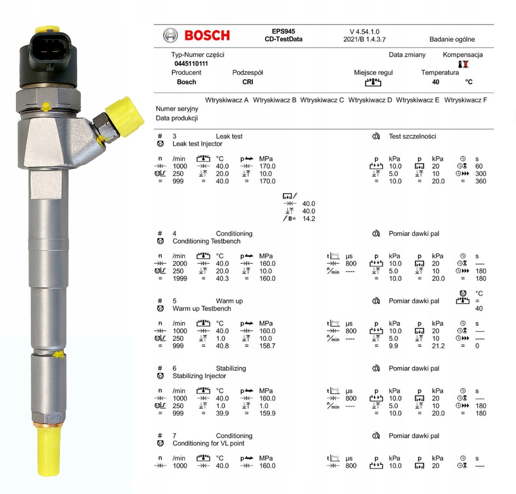 ΕΝΕΣΤΕΣ ALFA 147 156 166 2.4 1.9 JTD 0445110111 Product image