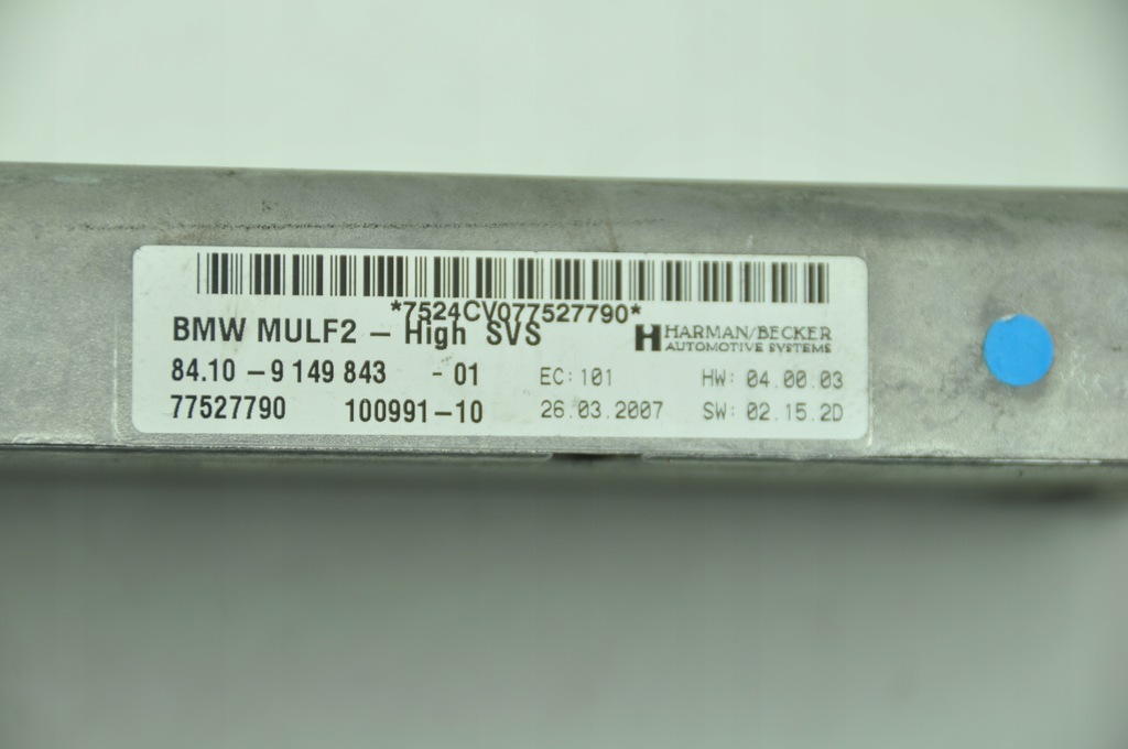 ΜΟΝΑΔΑ ΕΛΕΓΧΟΥ BMW E81 E90 E60 BLUETOOTH 9149843 Product image