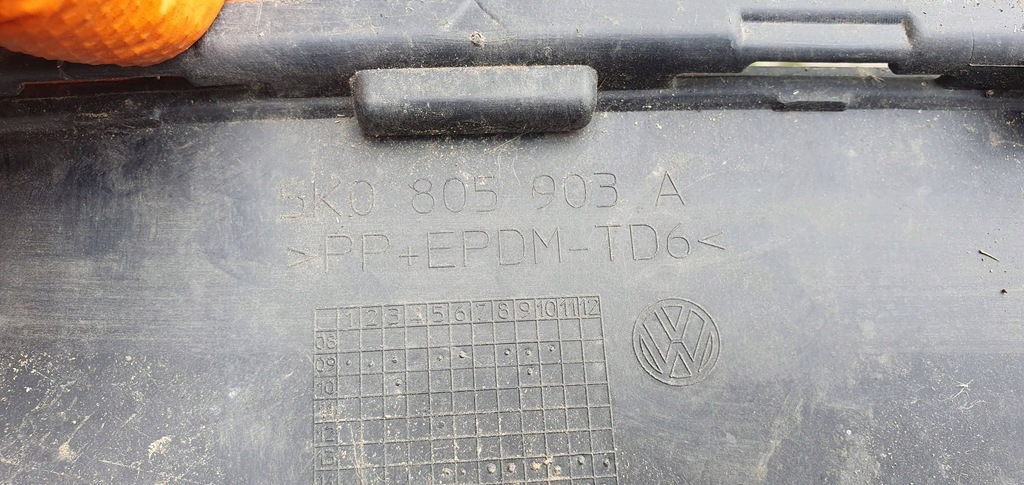 Volkswagen Golf VI 6 5K0 μπροστινό προφυλακτήρα Product image
