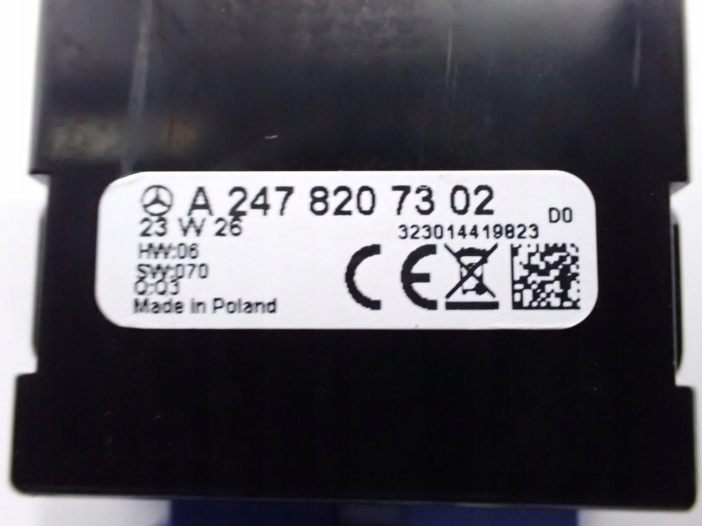 Θύρα φωλιά USB C Europa A2478207302 Mercedes CLA II C118 X118 24R Product image