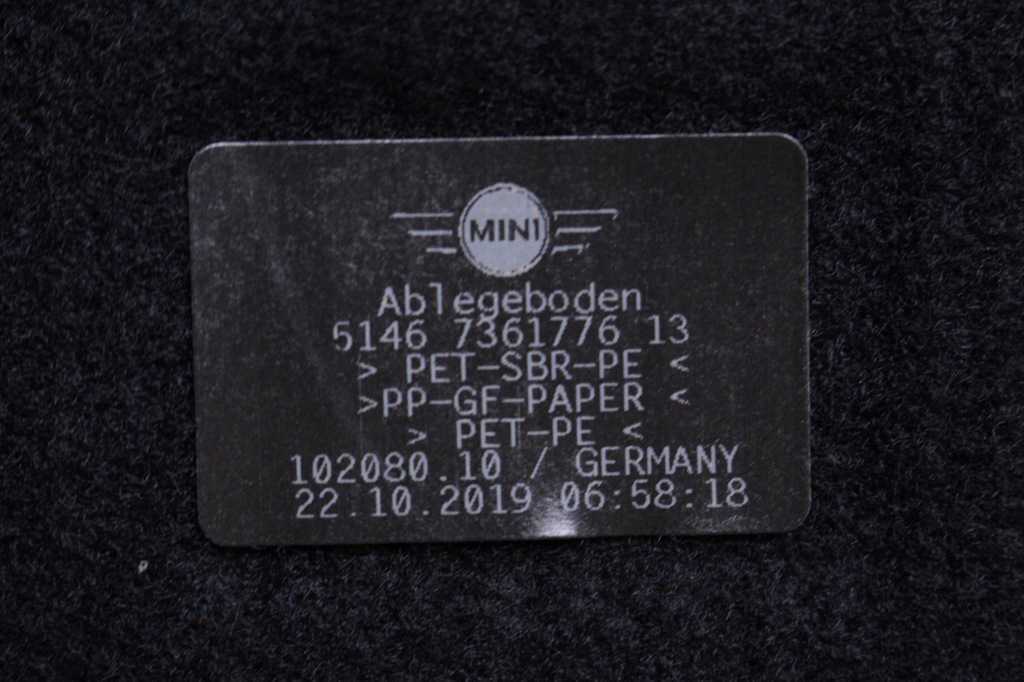 Paddle αποσκευών, Mini Cooper S F57 18R. Product image