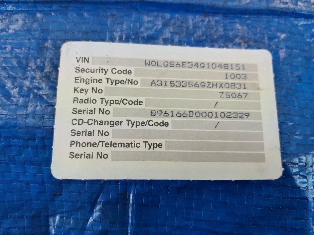 OPEL - PARTS Insignia A Radio NAVI reader 13594480 Product image