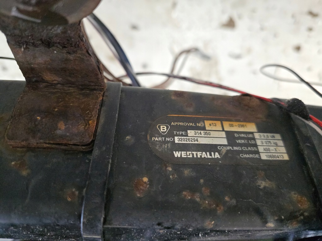 Opel Astra J HB ρυμούλκηση γάντζο Westfalia Beam Ball Modul Wiazka Product image