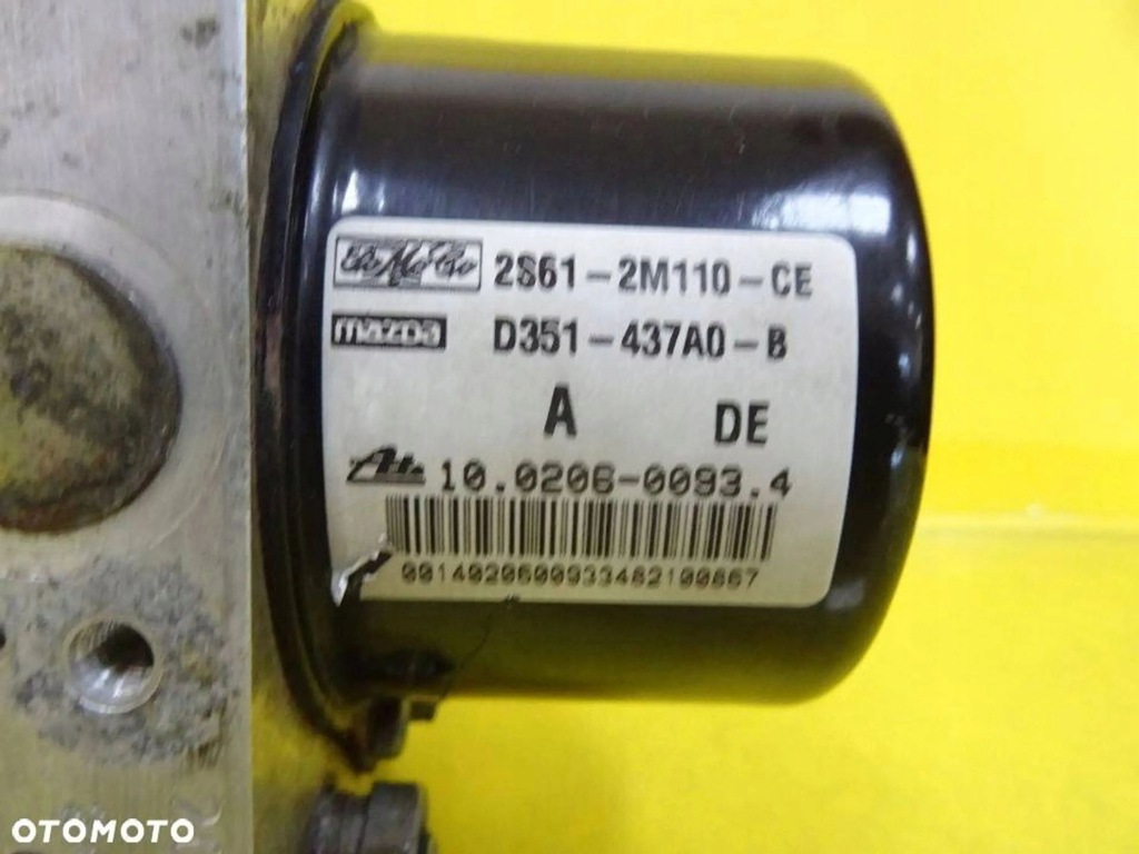 ΕΛΕΓΧΟΣ ABS ΑΝΤΛΙΑ FORD FIESTA V 10.0960-0106.3 / 2S61-2M110-CE NR100 Product image