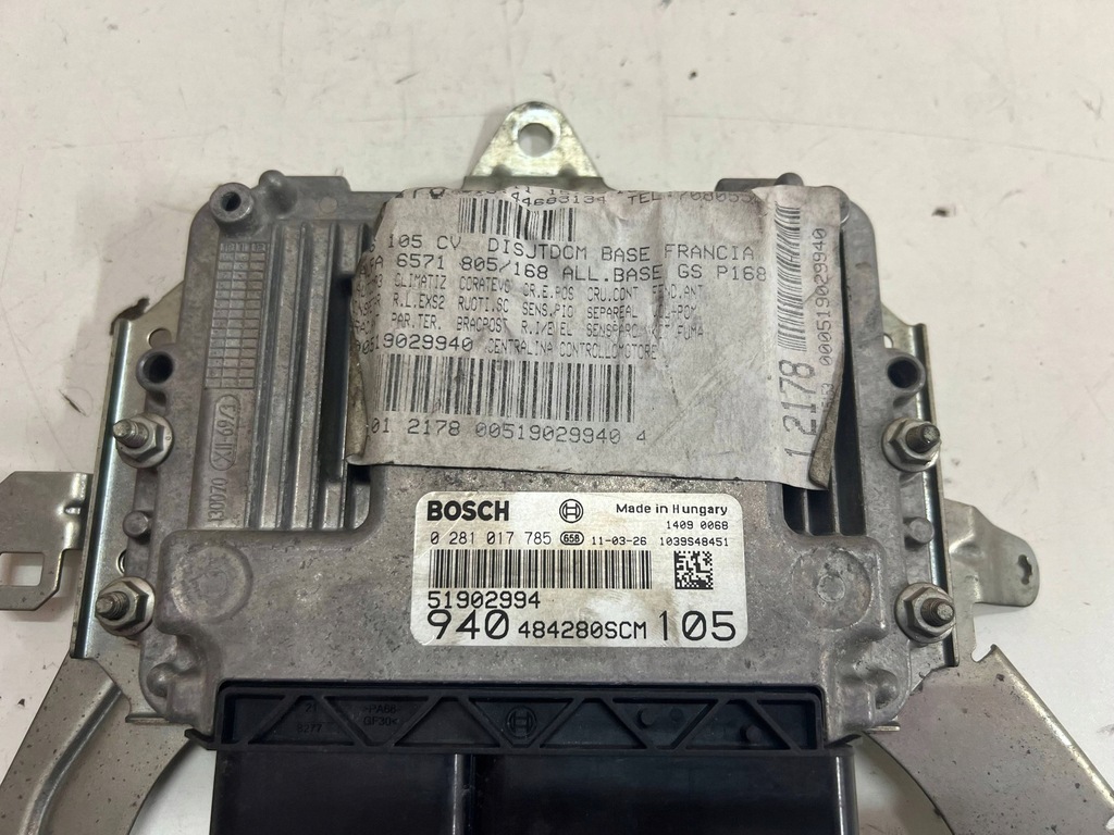 Alfa Romeo Giulietta 2011- 1.6 JTDM Οδηγός υπολογιστή ECU Engine Product image