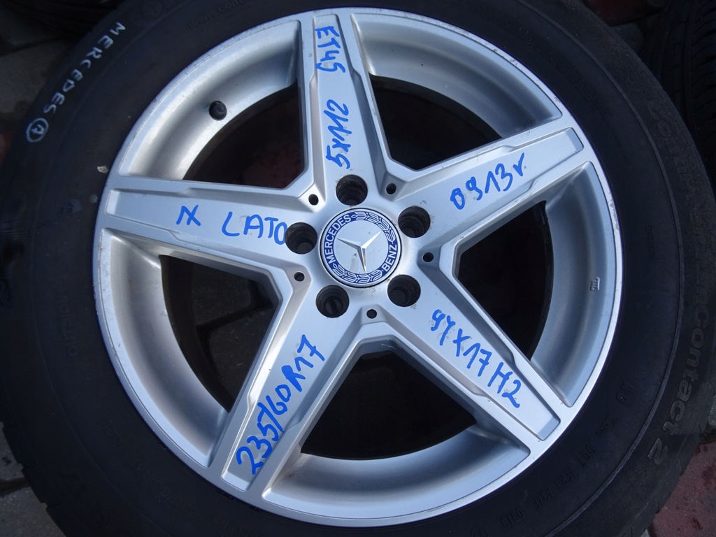 MERCEDES GLK ΖΑΝΤΕΣ ΜΕ ΕΛΑΣΤΙΚΑ 235/60 17 Product image