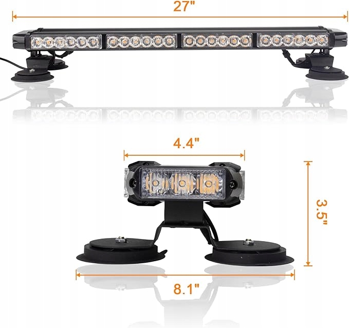 Στροβοσκοπικό φως LED έκτακτης ανάγκης 12V Product image