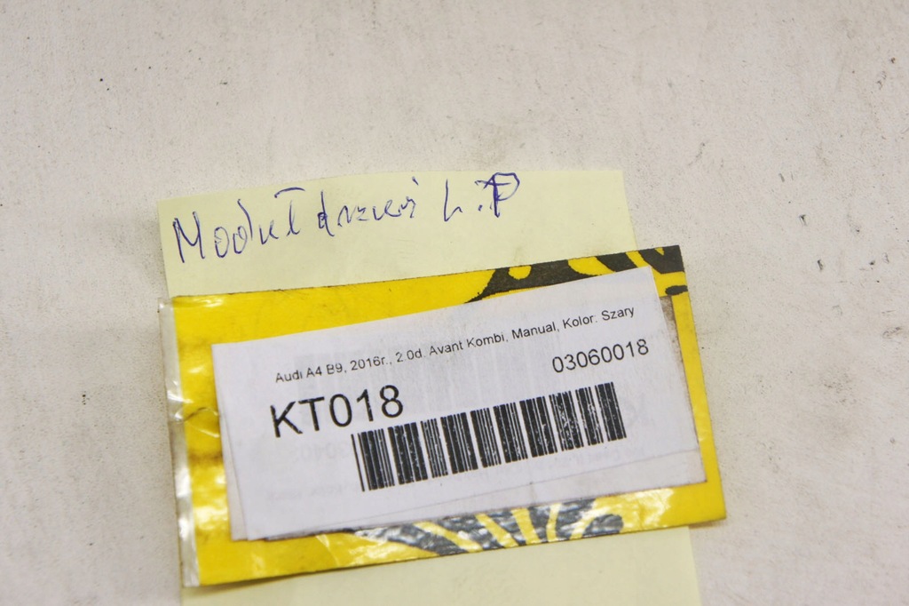 KT018 Audi A4 B9 Module πόρτας αριστερά εμπρός 8W0959393G Product image