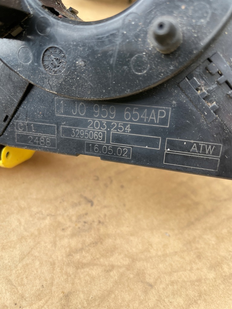 VW GOLF IV PASSAT B5 AUDI A6 C5 LIFT AIRBAG SENSOR strap 1J0959654AP Product image