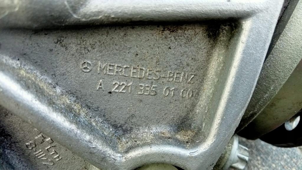Mercedes S500 4.7 V8 μειωτήρας ΔΙΑΦΟΡΙΚΟΣ ΑΞΟΝΑΣ Product image