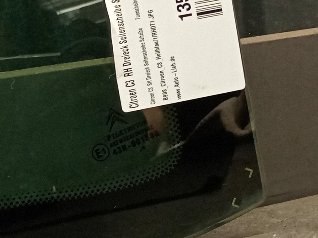 Citroen C3 και 04R δεξιά γυαλί σώματος αυτοκινήτου Product image