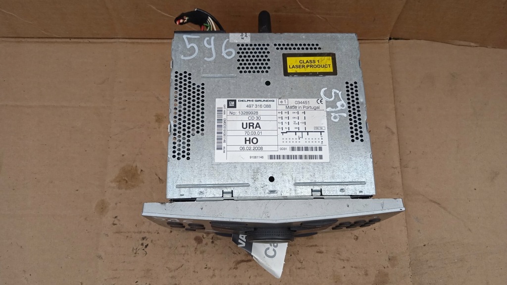 OPEL ZAFIRA B FL RADIO CD 30 DELPHI GRUNDIG Product image