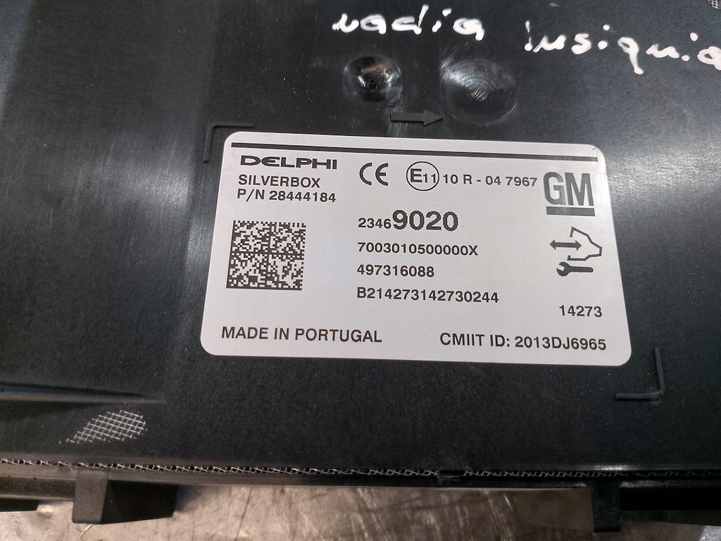 ΡΑΔΙΟΧΕΙΡΙΣΤΗΣ OPEL INSIGNIA 23469020 28444184 2.0 Product image