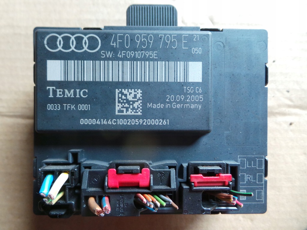Μονάδα αριστερής πίσω πόρτας Audi A6 C6 4F0959795E Product image