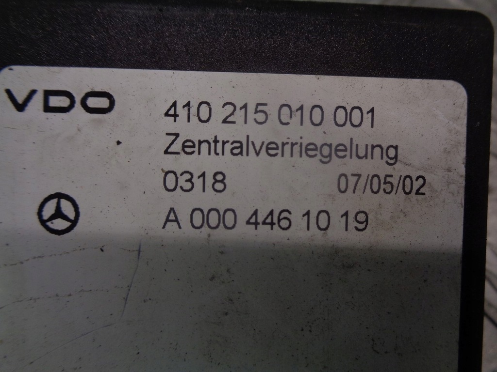 ΜΟΝΑΔΑ ΚΛΕΙΔΑΡΙΑΣ ΕΛΕΓΧΟΥ MERCEDES SPRINTER W906 2.2 CDI 410215010001 Product image