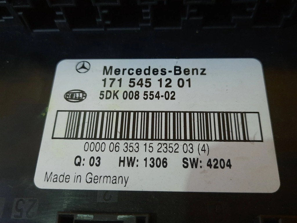 Mercedes SLK W171 SAM CONTROLER 1715451201 Product image