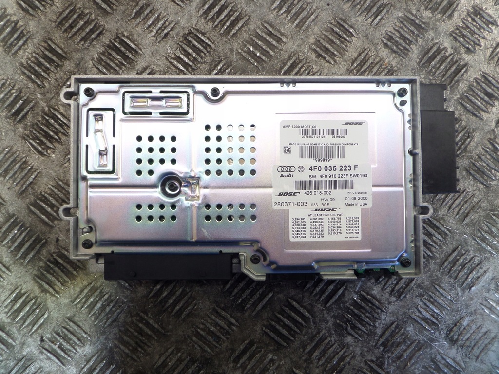 ΕΝΙΣΧΥΤΗΣ BOSE AUDI A6 C6 4F0035223F 4F0910223F FUNCTIONAL Product image