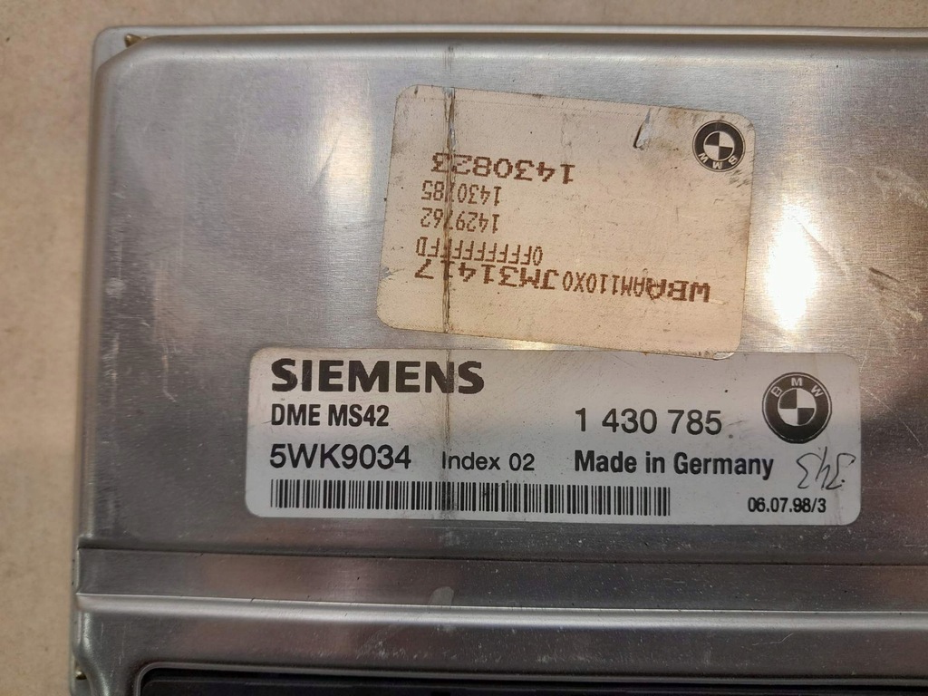 ΕΛΕΓΧΟΣ ΚΙΝΗΤΗΡΑ BMW 3 E46 320 I 1430823 Product image