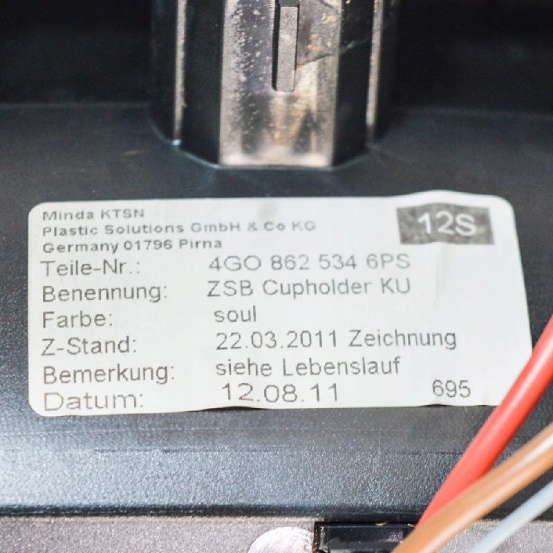 Audi A6 Κεντρική κονσόλα με υποβραχιόνιο C7 4G0862534 4G0863244 2012 Product image