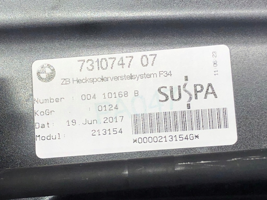 ΠΙΣΩ ΣΠΟΙΛΕΡ BMW F34 Hatchback 7310747 LOTKA Product image