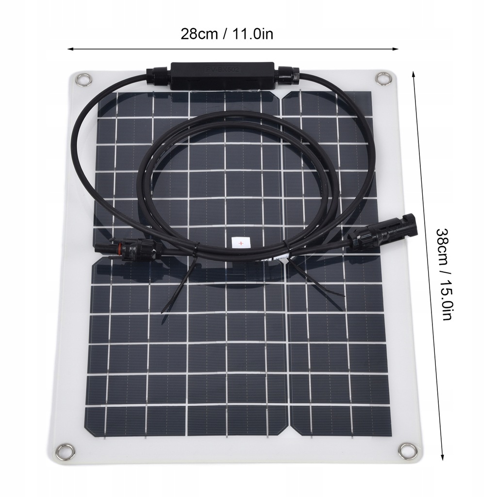 2 τεμ. Σύνολο ηλιακών συλλεκτών 15W φορητό Product image