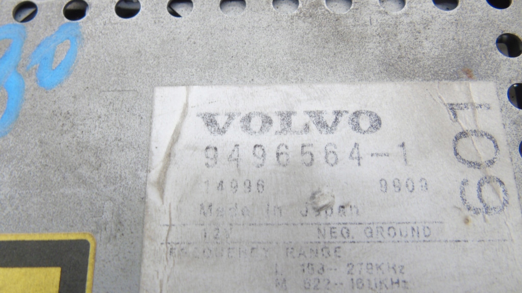 ΡΑΔΙΟ CD VOLVO S80 I 9496564 Product image