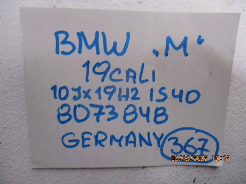 RIM BMW M R19 M2 F87 8073848 Product image