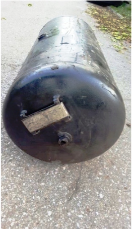 Ατσάλινο δοχείο 200 λίτρων 10 ατμ. συμπιεστής Product image