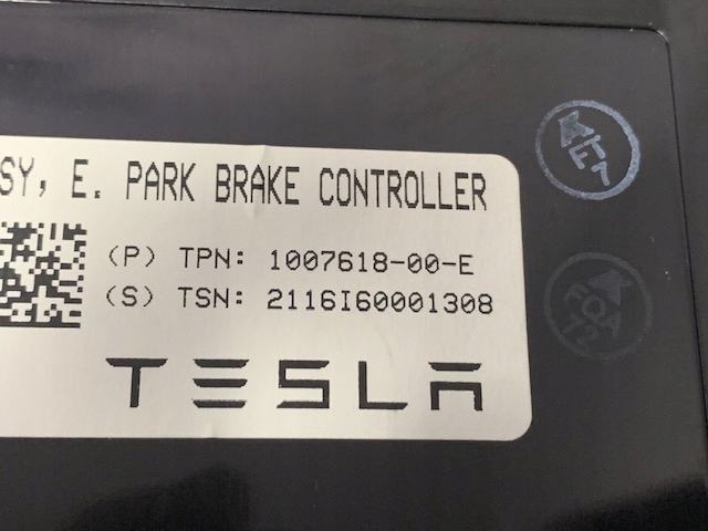Ελεγκτής χειρόφρενου Tesla S X ECU 1007618-00-E Product image