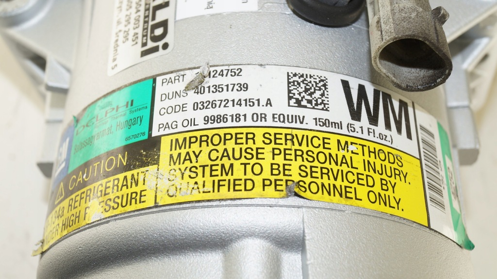 OPEL ASTRA H ZAFIRA B 04- 1.4 1.9 AC COMPRESSOR Product image