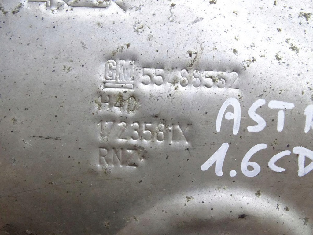 OPEL ASTRA K 15-19 1.6 CDTI DPF CATALYTIC HEAT SHIELD 55488552 Product image