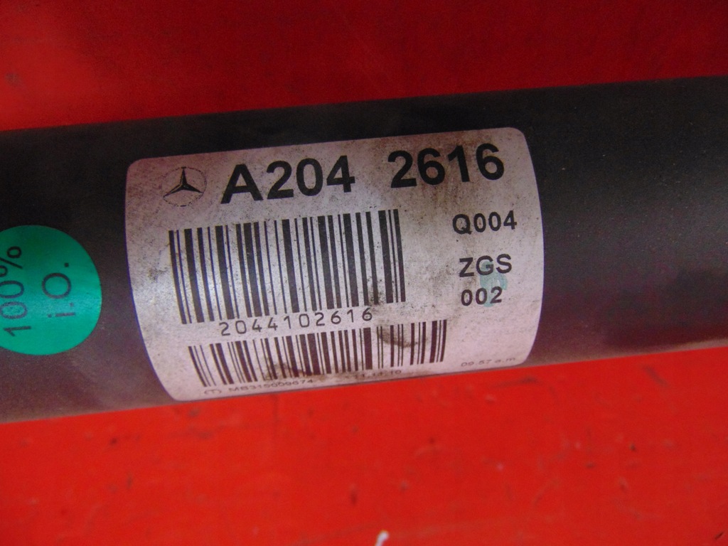 MERCEDES C-CLASS W204 204 204K S204 2.2 CDI C220 DRIVE SHAFT A2042616 Product image