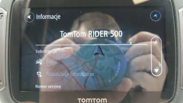 MOTORCYCLE NAVIGATION TOMTOM RIDER 500 NEEDLE NO HOLDER Product image