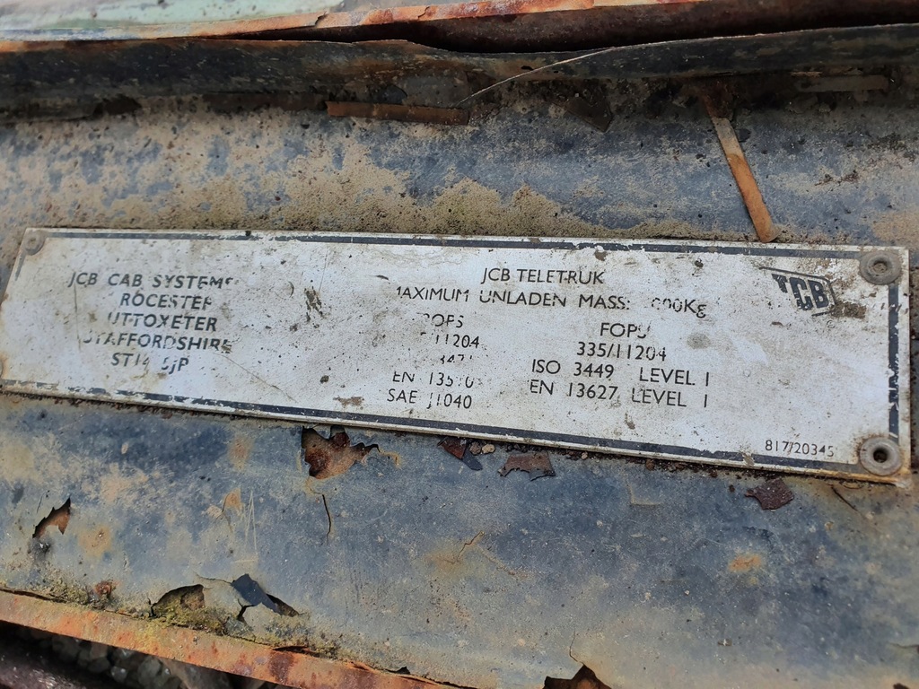 JCB TLT TELETRUK 30D 35D LOADER ΤΗΛΕΣΚΟΠΙΑ ΚΑΜΠΙ Product image