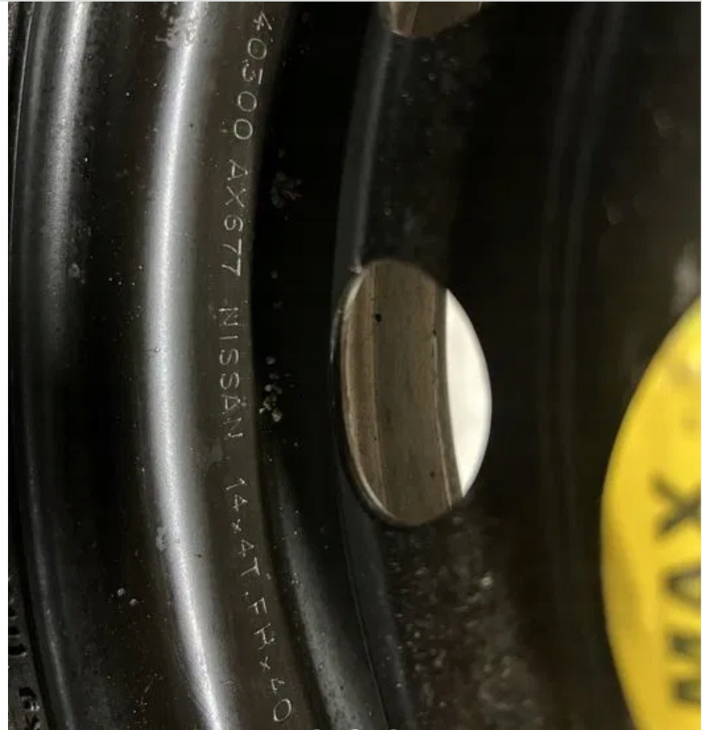 4x100 εφεδρικός τροχός nissan micra k12 13 11 sunny 105/70/14 Product image