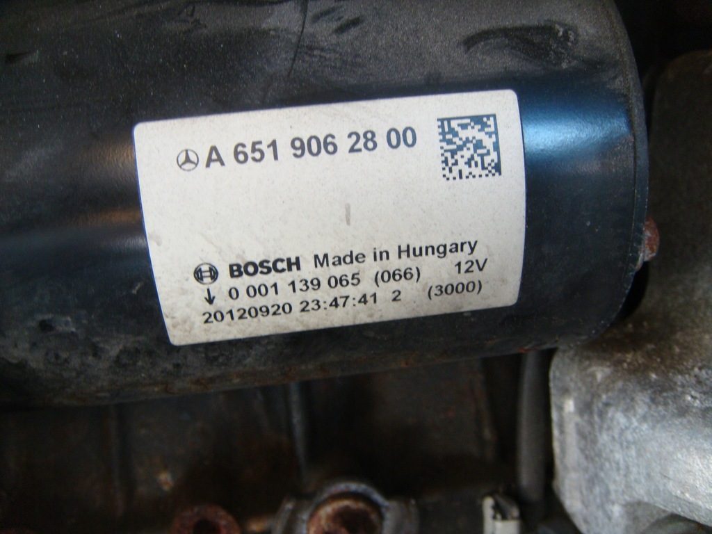 ΜΕΚΑ MERCEDES A6519062800 BOSCH W204 W212 ORIGINAL 2008-2014 Product image