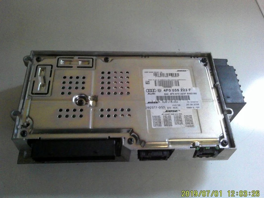Audi A6 C6 Bosse Ενισχυτής 4F0035223F Product image