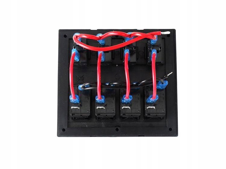 Διακόπτες 12/24V IP68 ON-OFFx4, 4xB 2x5A 1x10A 1x15A drift εκτός δρόμου Product image