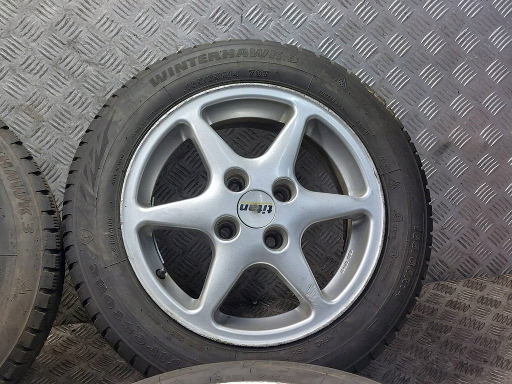 ΧΕΙΜΕΡΙΝΑ ΖΑΝΤΕΣ 4Χ100 6Jx14 ET37 165/65R14 HYUNDAI MAZDA KIA HONDA TOYOTA Product image