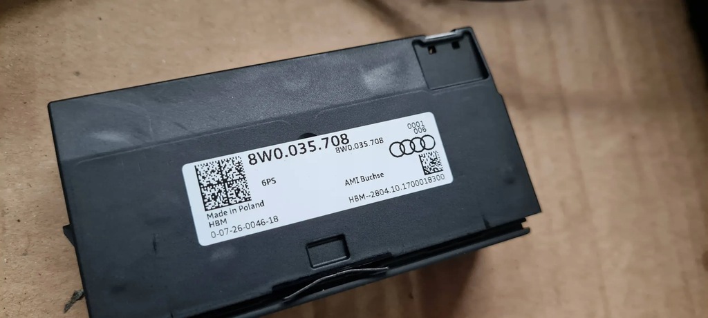 A5 ΦΟΡΤΙΣΤΗΣ 8W ΘΥΡΑ USB ΤΟΠΟΘΕΤΗΣΗ ΚΑΛΩΔΙΩΝ 8W0035708A A4 B9 8W Product image