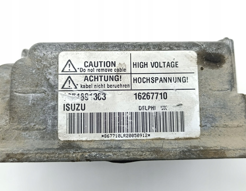ΕΛΕΓΚΤΗΣ ΜΟΝΑΔΑΣ Η/Υ OPEL ASTRA 8971891363 16267710 Product image