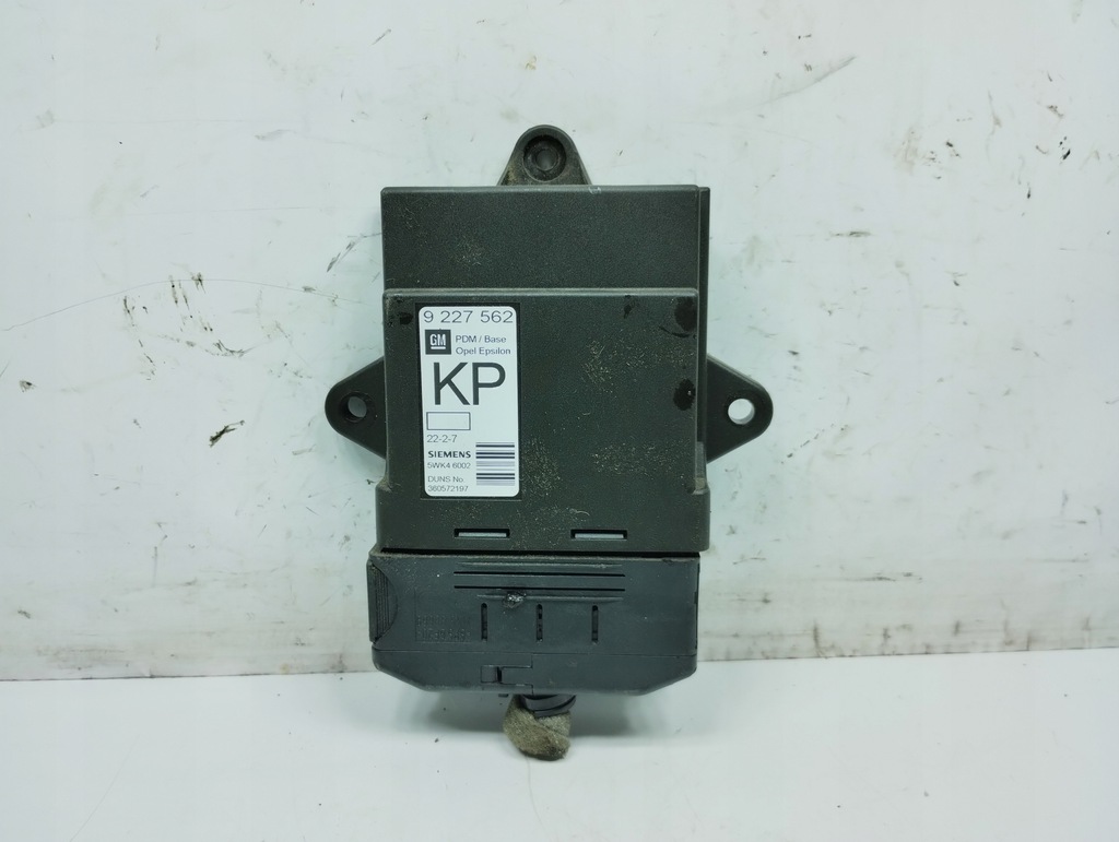 OPEL VECTRA C DOOR MODULE 9227562 Product image