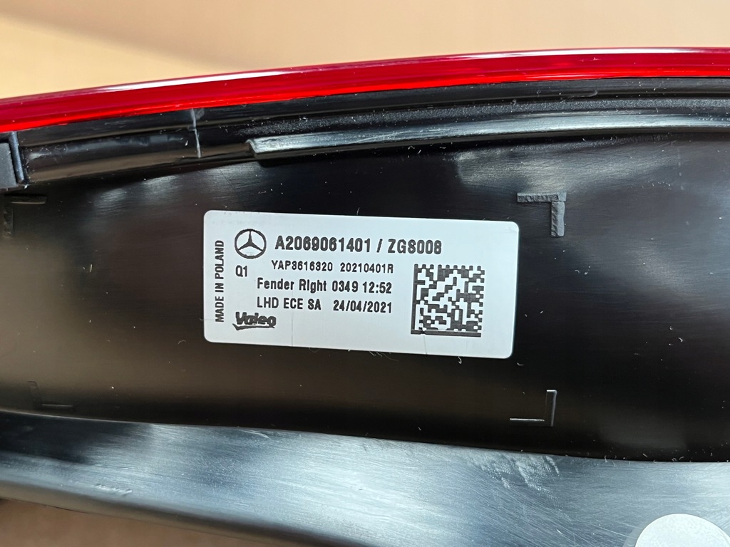 Mercedes C Class Combi 2021-2024 W206 Lable LED LAMPS Original SET Product image