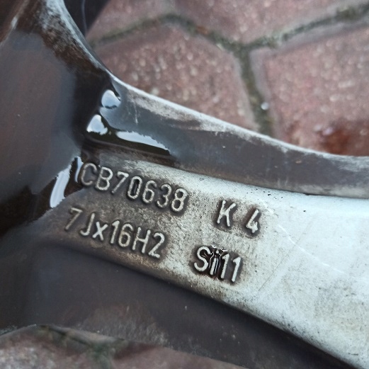 Ζάντες αλουμινίου Ελαστικά Borbet VW 16" 7J ET38 5x112 Original Product image