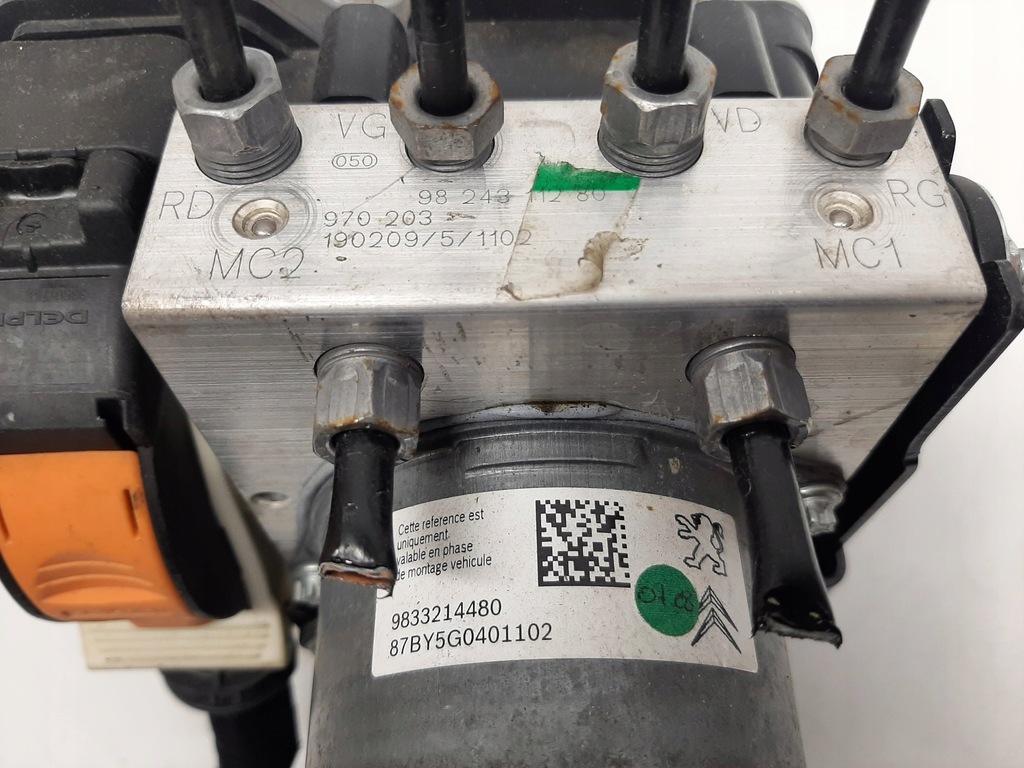 PEUGEOT 3008 ΕΛΕΓΧΟΣ ΑΝΤΛΙΑΣ ABS MODULE 9833214480 9824311280 970203 190209 Product image
