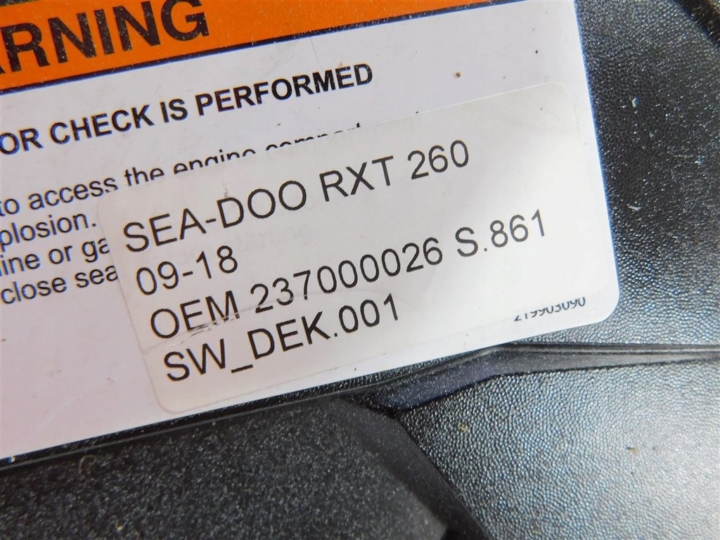 ΚΑΛΥΜΜΑ SEA-DOO RXT 260 09-18 OEM 237000026 Product image