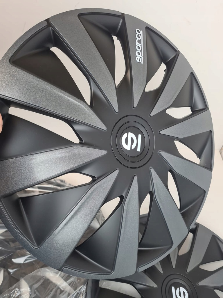 Sparco lazio 16 "hubcaps 3 μαύρο καθολικό Product image